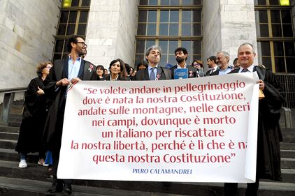 L'Anm protesta contro la riforma Nordio: sit-in al Palazzo di Giustizia di Milano 10