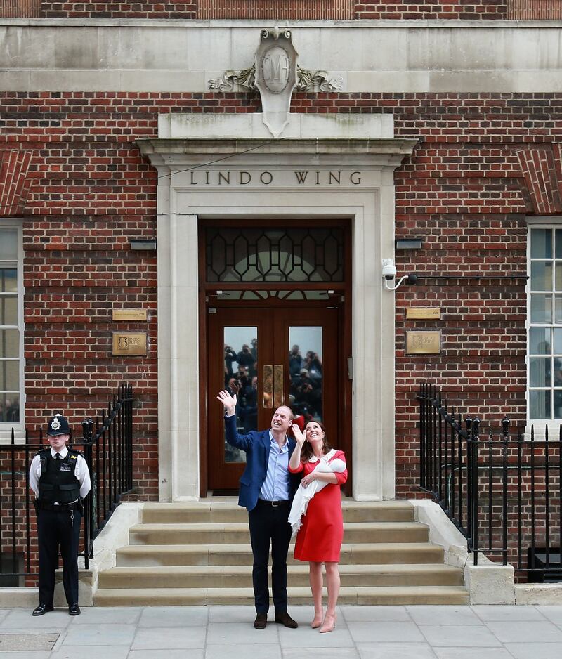 Kate Middleton e il Principe William col Royal Baby 2