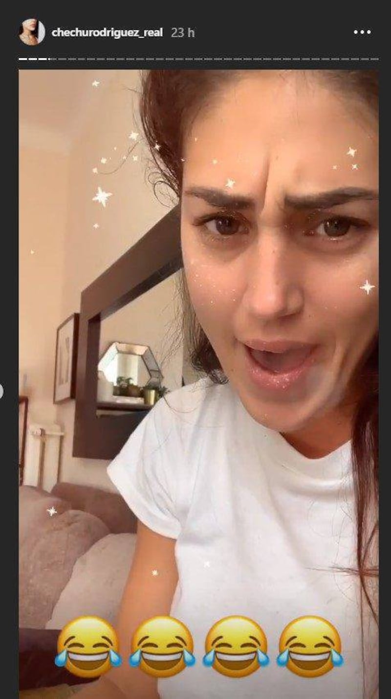 Cecilia Rodriguez, piccolo incidente su Instagram