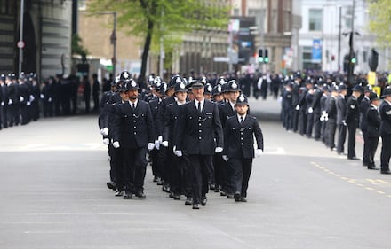 Londra, i funerali dell'agente ucciso durante l'attentato a Westminster 3
