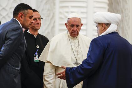 Papa Francesco visita la moschea di Baku 20