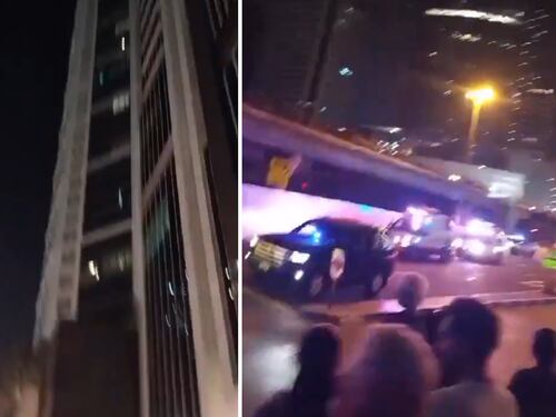 Iran, frammenti di missile colpiscono un grattacielo di Dubai e una vettura: un morto