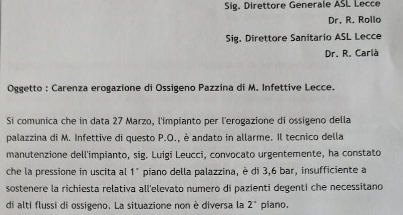 Relazione dottor Romano