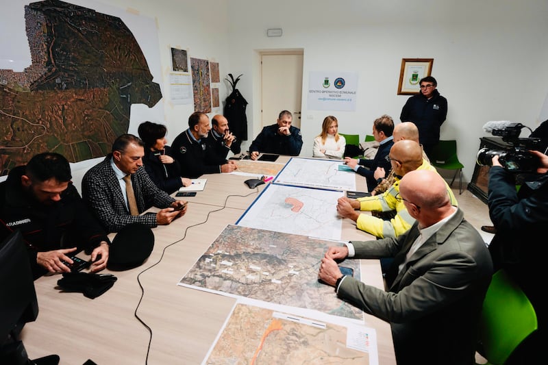 Meloni a Niscemi per il sopralluogo nella zona rossa 22