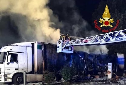 Incendio a Melegnano 3