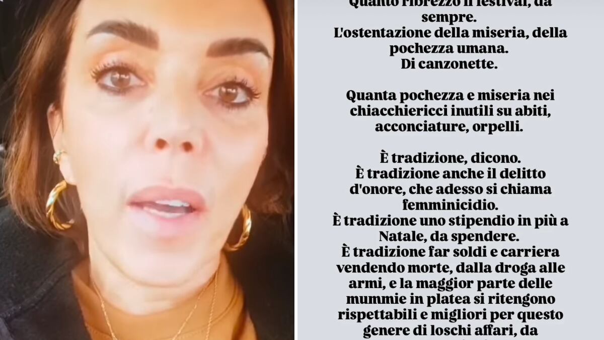 L’odio della pro-Pal Parodi contro Sanremo