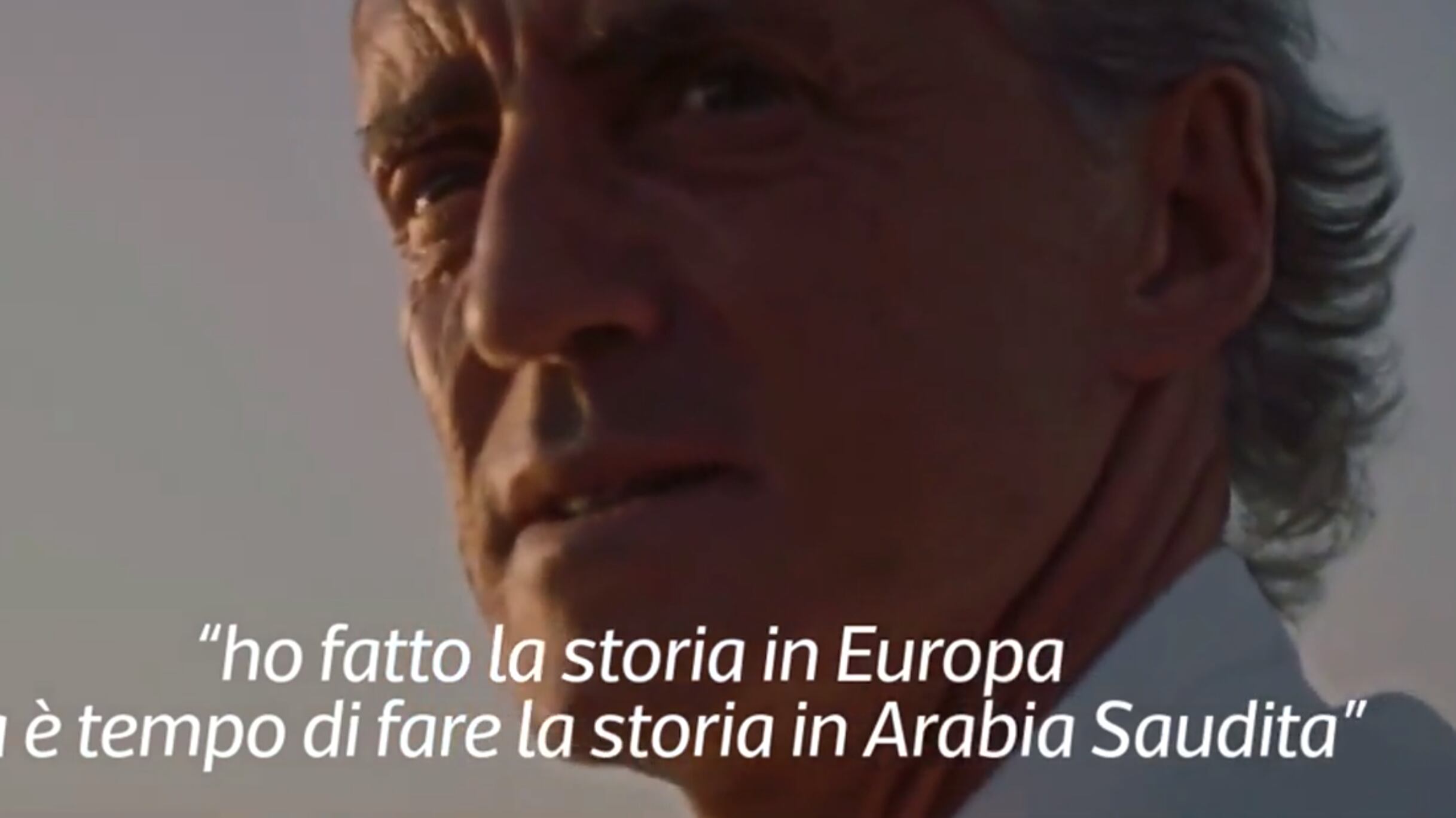 "Mi hanno trattato come il mostro di Firenze...". Lo sfogo di Mancini poi lo spot per l'Arabia Saudita
