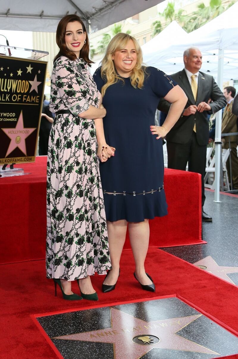 Anne Hathaway Honored e la stella sulla Walk of Fame 8
