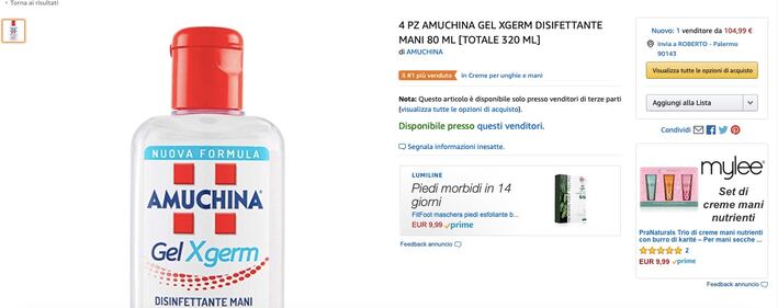 Prezzi alle stelle per chi vuole comprare mascherine e gel antibatterici 2