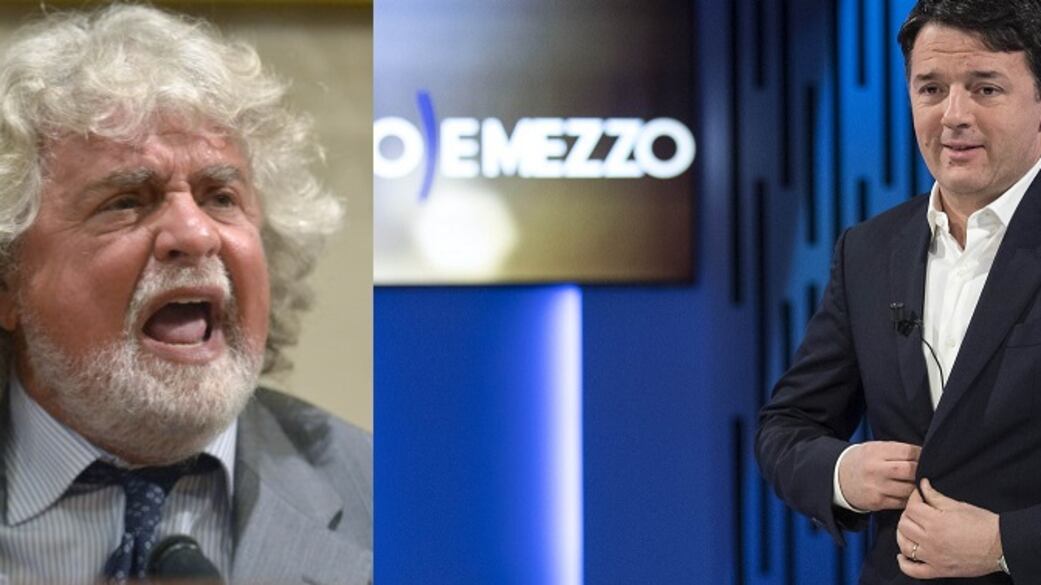 "Menomato morale", "Sciacallo" È scontro tra Grillo e Renzi