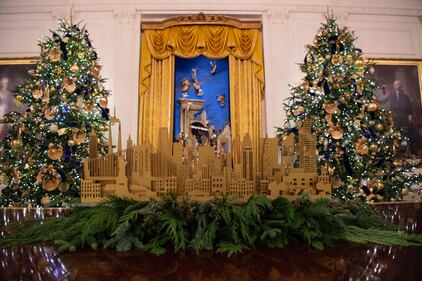 La Casa Bianca si prepara al Natale 5