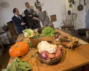 Obama e Hollande a Monticello 7