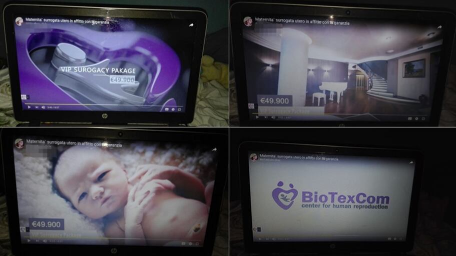Utero in affitto, lo spot vietato tra i filmati web per bambini