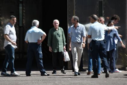 Marcello Dell'Utri esce dal carcere di Rebibbia 11