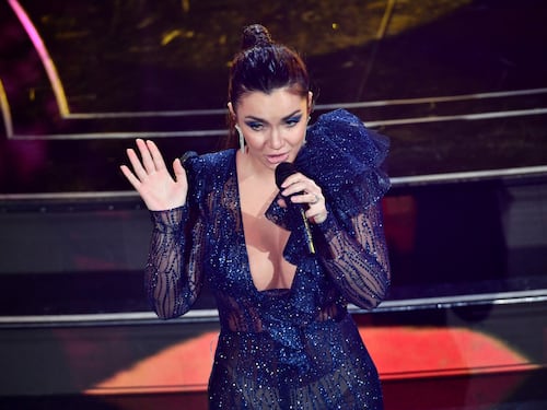Elettra Lamborghini alla finale di Sanremo