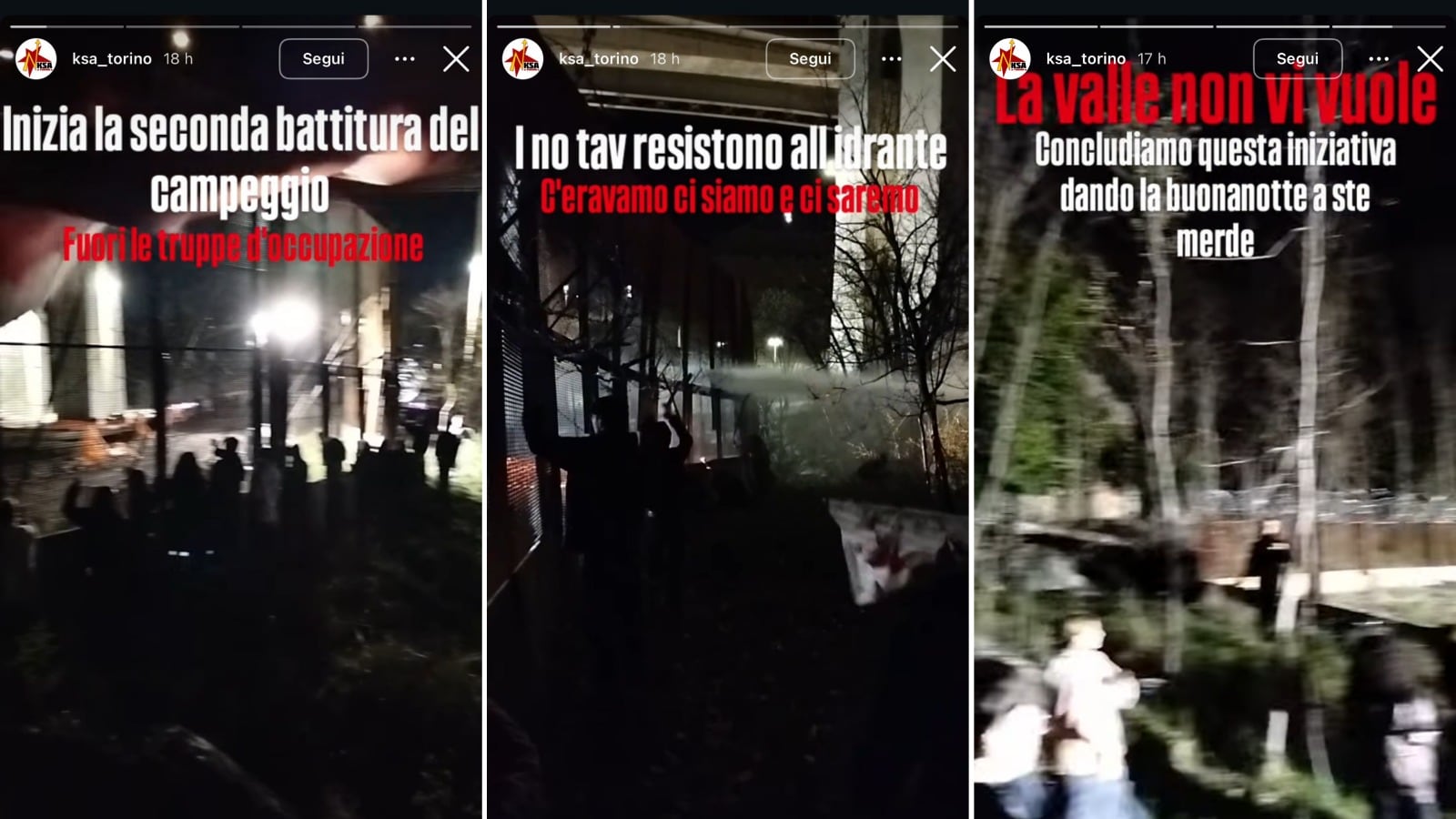 La Pasqua di Askatasuna. Blitz in Val di Susa, assaltati i cantieri Tav