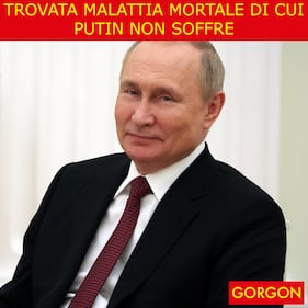 La satira del giorno. Le malattie di Putin 1
