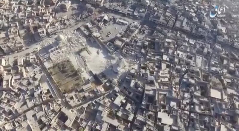 Mosul, la distruzione della grande moschea di al Nuri 1