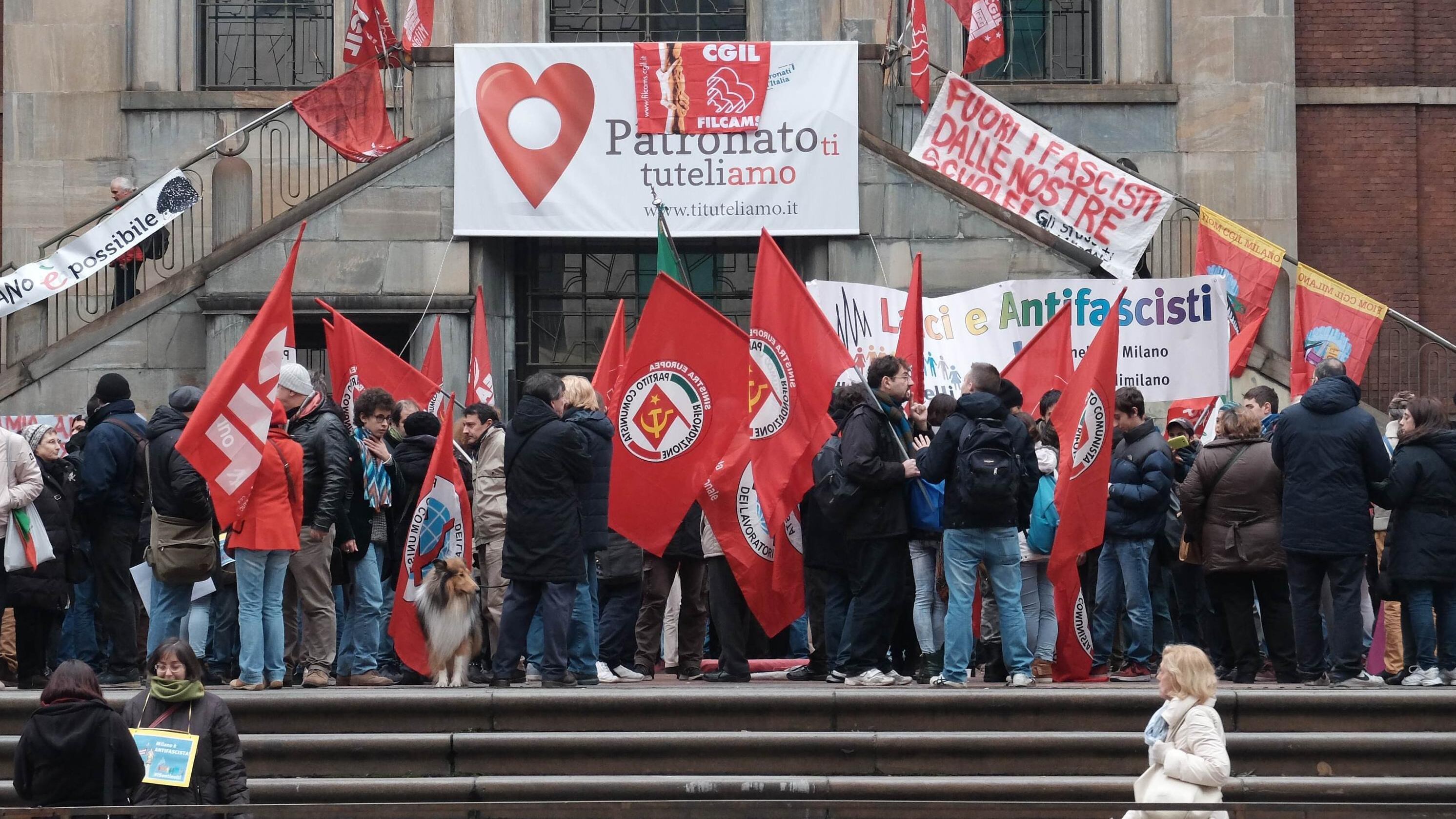 Manifestazione a distanza contro il «convegno nero»