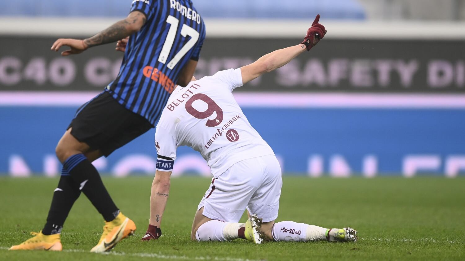 Il bel gesto di fair-play di Belotti: ''Non ho subito fallo...''