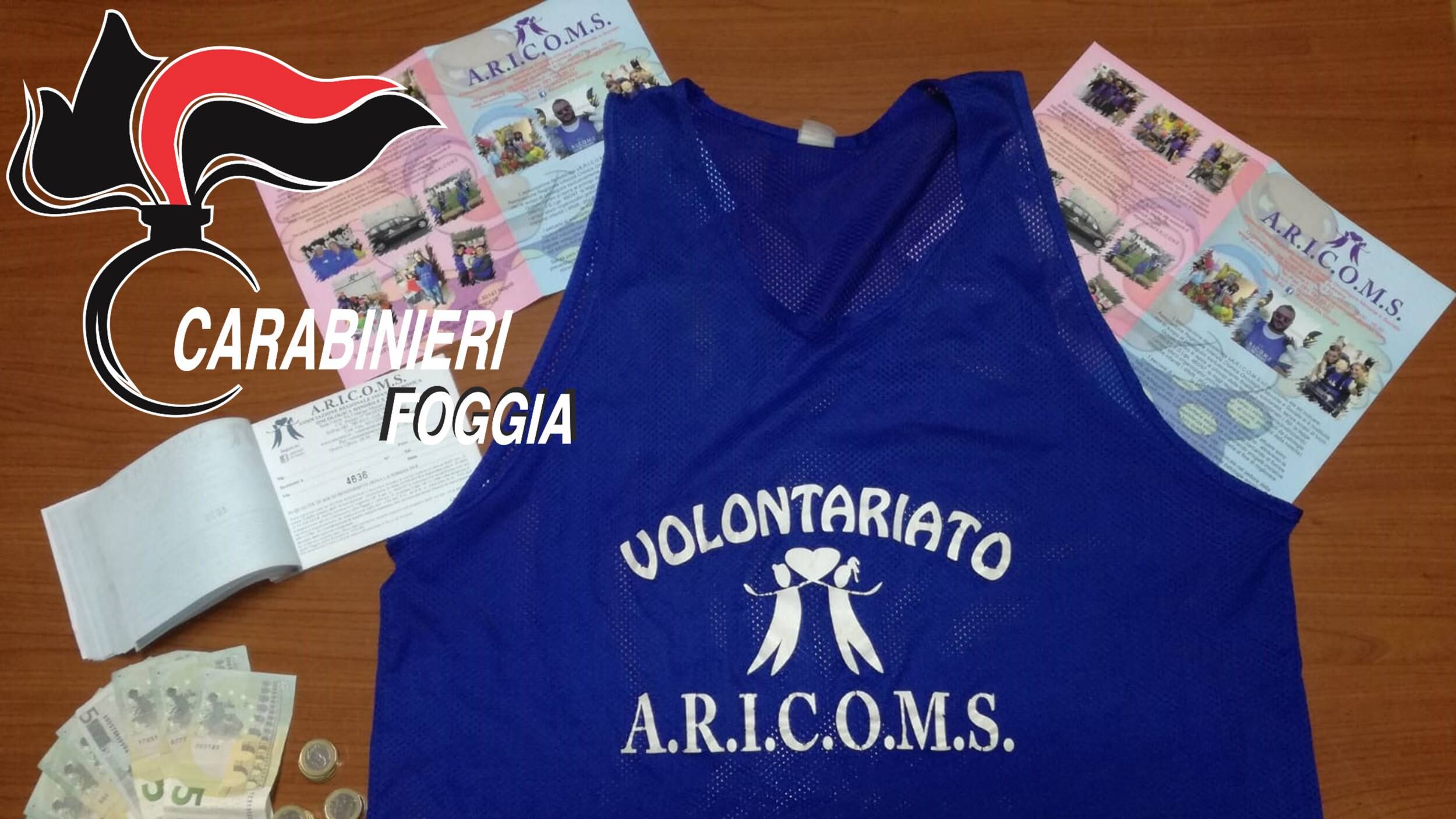 Foggia, volontari cercavano fondi per un'associazione fittizia