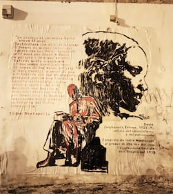 Un murales contro Montanelli 2