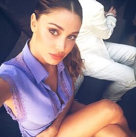 Belen Rodriguez ed Elena Santarelli, sexy coppia per Paolo Bonolis all'Arena di Verona 11