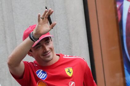 Milano - Evento Ferrari prima del Gran premio di Monza