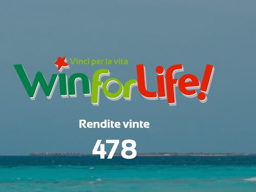 Win for Life, vinti a Trento 3mila euro per 20 anni