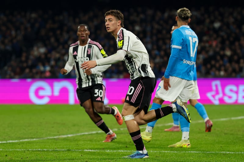 Napoli Juventus Yildiz celebrazione