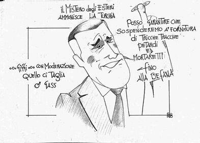 La vignetta del giorno: il mistero degli Esteri ammonisce la Turchia 1