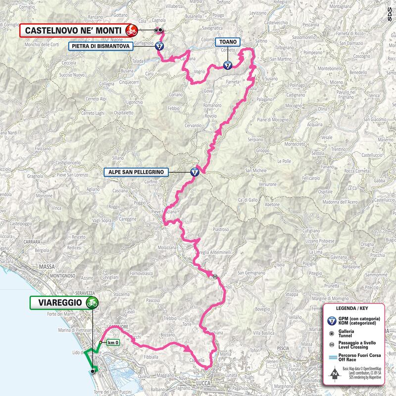 Giro d'Italia tutte le tappe 22