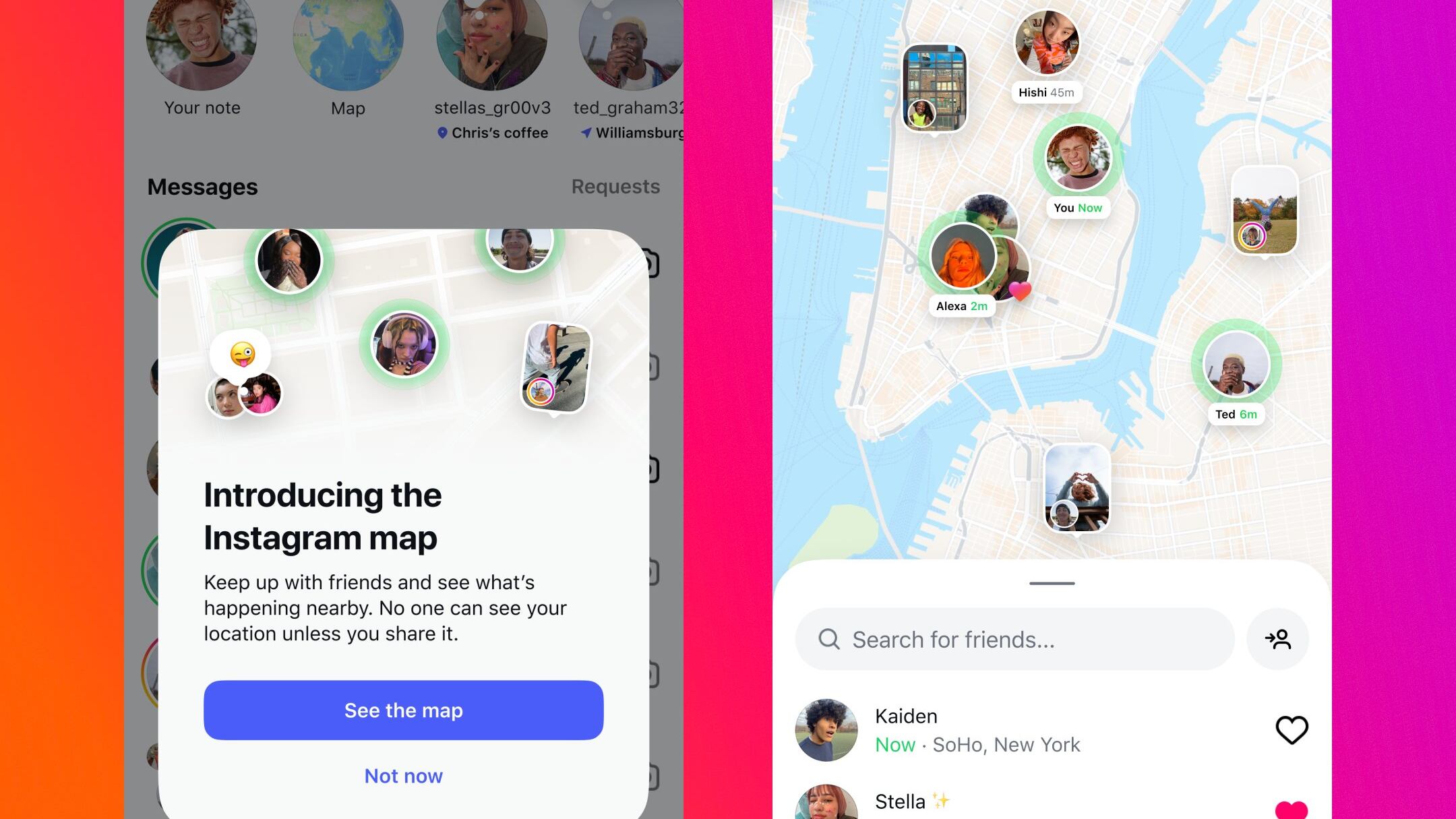 Instagram, ecco la mappa per trovare gli amici: come funziona la novità