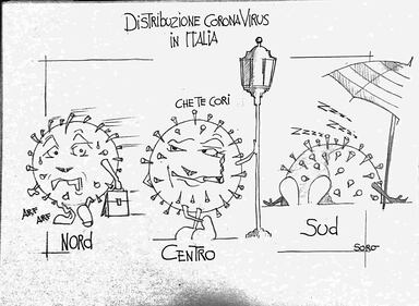 La vignetta del giorno: "Ecco cosa fa il virus" 1