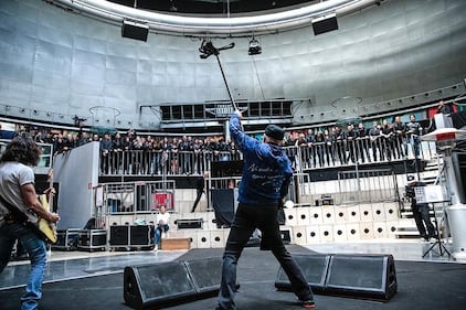 Vasco Rossi prove generali con i fan  2