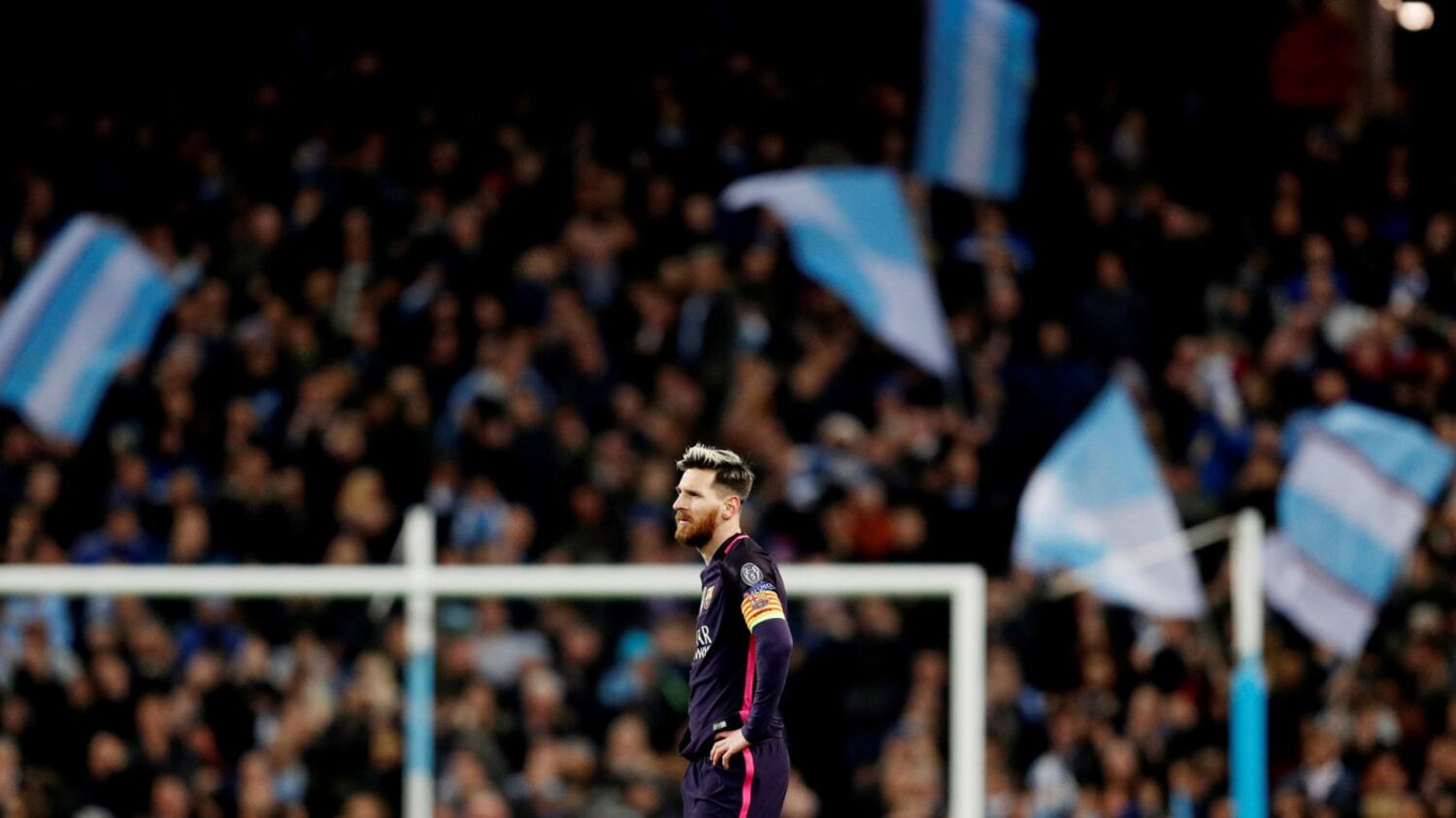 Messi da record in Champions: i giocatori del City lo provocano