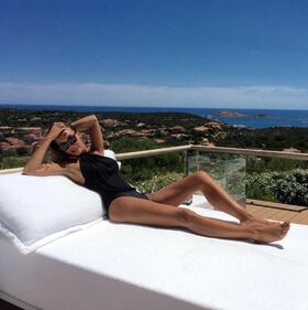 Sarah Nile hot: lingerie trasparente su Instagram 5