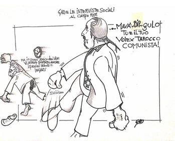 La vignetta del giorno: Gad Lerner, i rom e il rolex 1