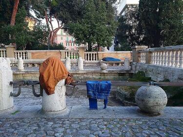 Colle Oppio, degrado e favelas nel parco archeologico 3