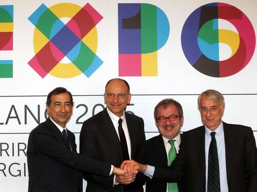 Letta a Milano per rilanciare l'Expo