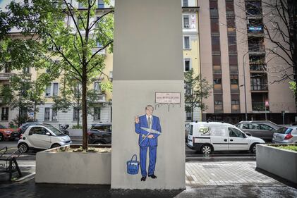 Murale Berlusconi 3