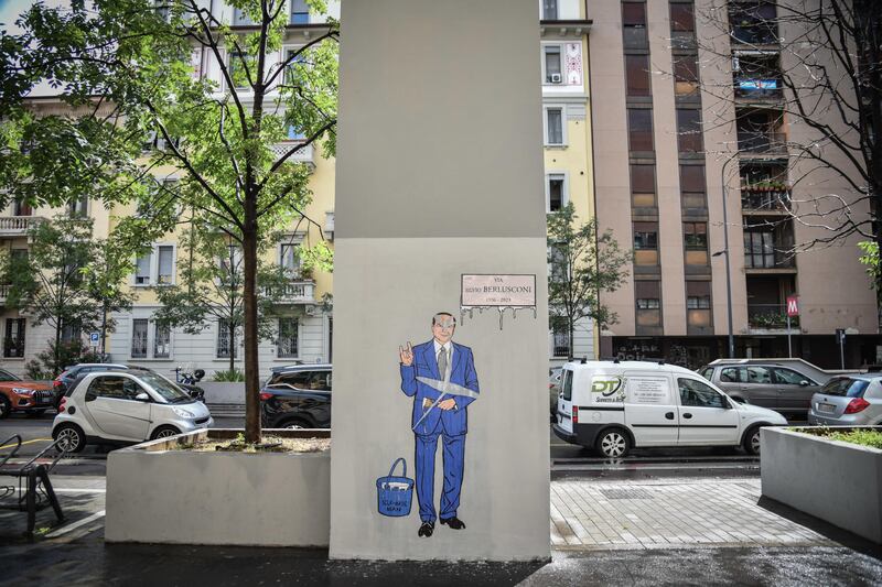 Murale Berlusconi 3