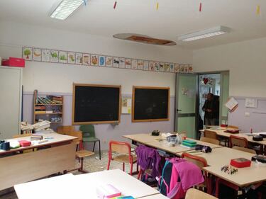 Torino, crollo a scuola 1
