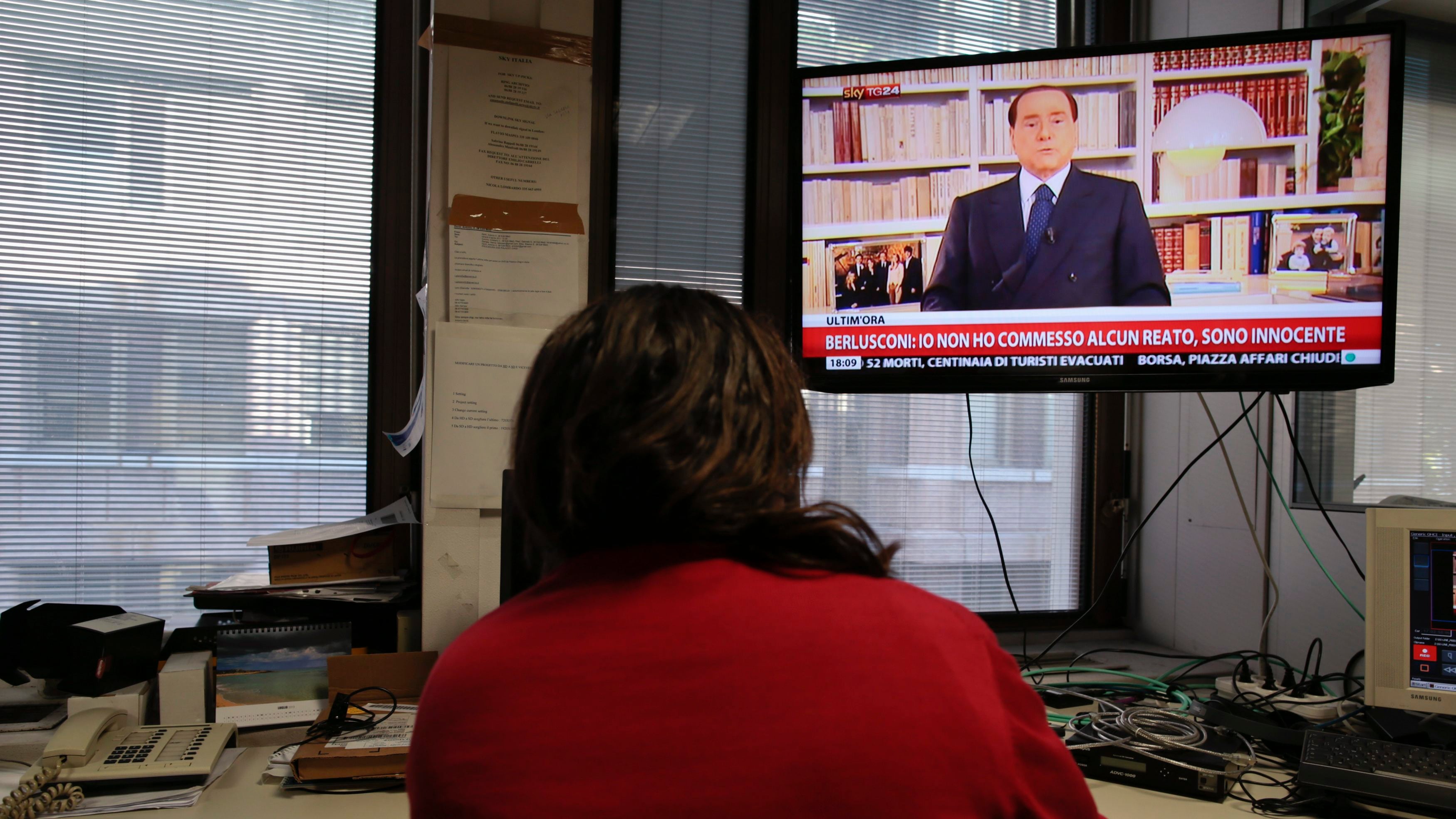 Il videomessaggio di Berlusconi