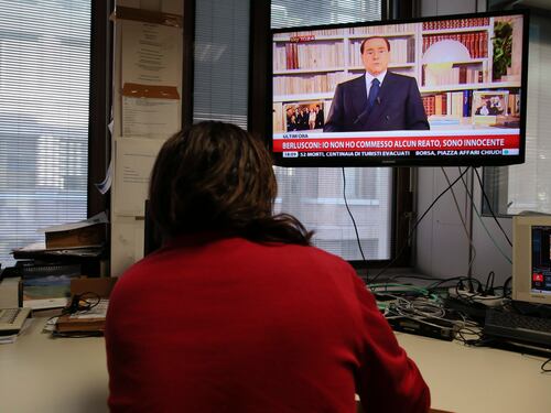 Il videomessaggio di Berlusconi