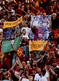 Stadio Olimpico gremito per l'ultima partita di Francesco Totti 15