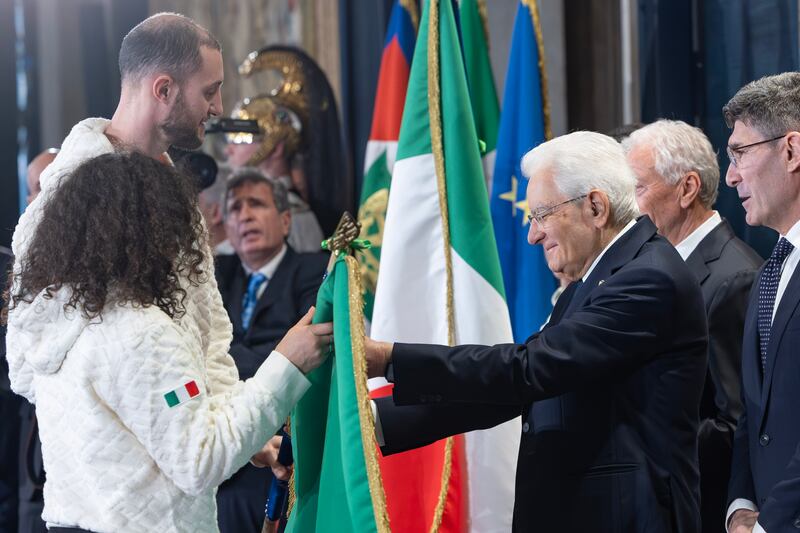 Qurinale, Mattarella con gli atleti in partenza per i Giochi Olimpici 7