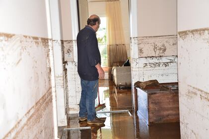 I danni dell'alluvione nella zona di Olbia 11