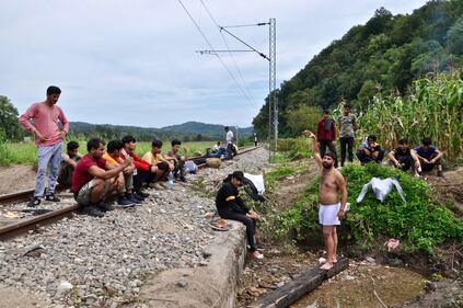 I migranti bloccati in Bosnia 6
