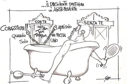La vignetta del giorno - L'estate rovente del Colle 1